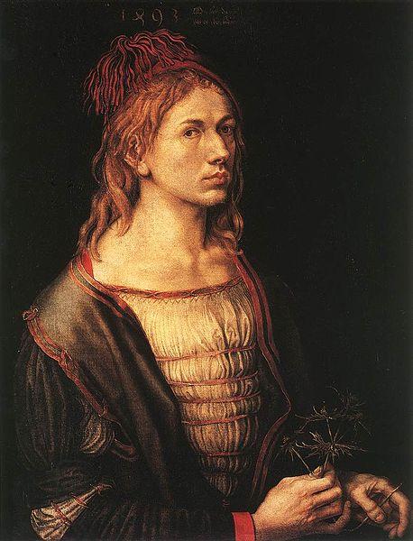 Albrecht Durer self-portrait at 22 China oil painting art